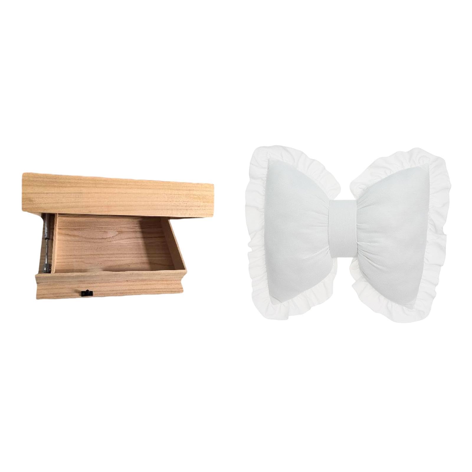 Floating Shelf Wall Mounted Drawer with Compartment and Cute Bow Cushion for Comfortable Home Decor Storage Rack in Dorm Room Apartment Office Study Room Chair|Home & Garden|Furniture-image-19