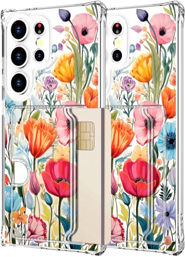 Coque Samsung S25 fleurie transparente idéale pour voyager léger en ville