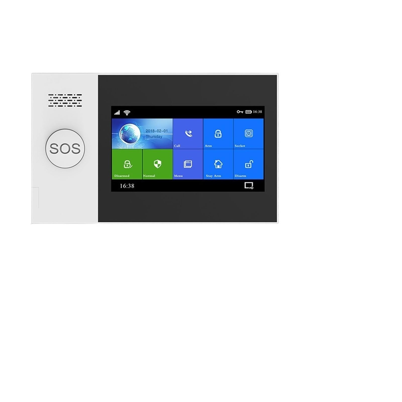 Smart Alarm 4.3 Pollici Full Touch Screen 433 MHz Wireless GSM Di Allarme Antifurto Domestico Con Rilevatore Di Sensore Di Movimento
