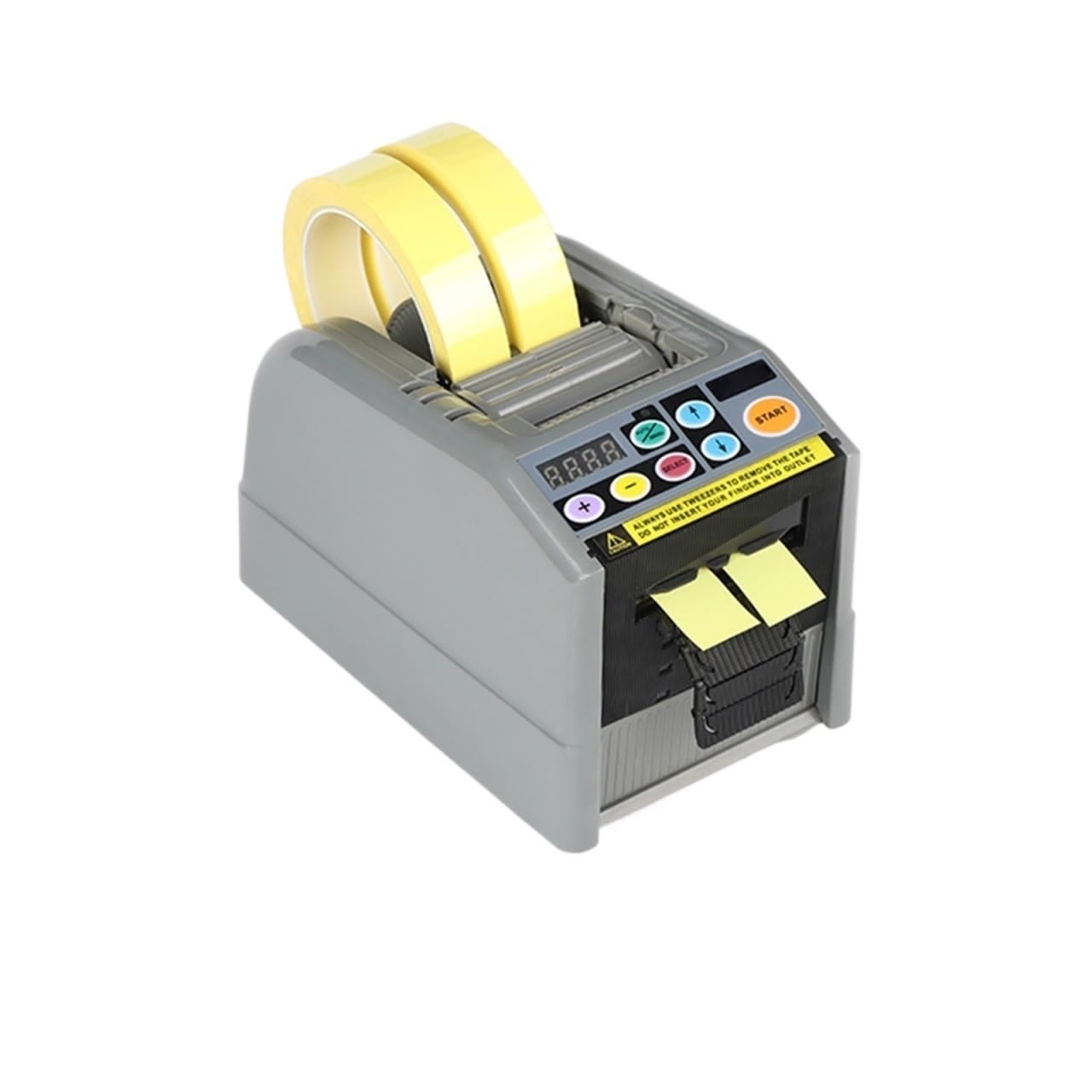 Dispenser Automatico for 2 Nastri, Larghezza 6-60 Mm, Diametro 300 Mm | Macchina da taglio for varie attrezzature for l'imballaggio di nastri adesivi/nastri elastici