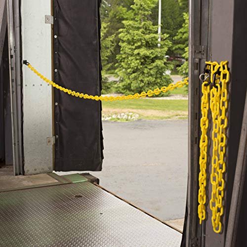 Image of Mr. Chain Plastic Barrier Chain, Yellow, 25 ft Length (50002-25)