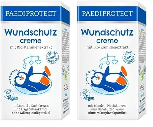 PaediProtect Wundschutzcreme – 50 ml, ohne Parfum & Silikone, vegan
