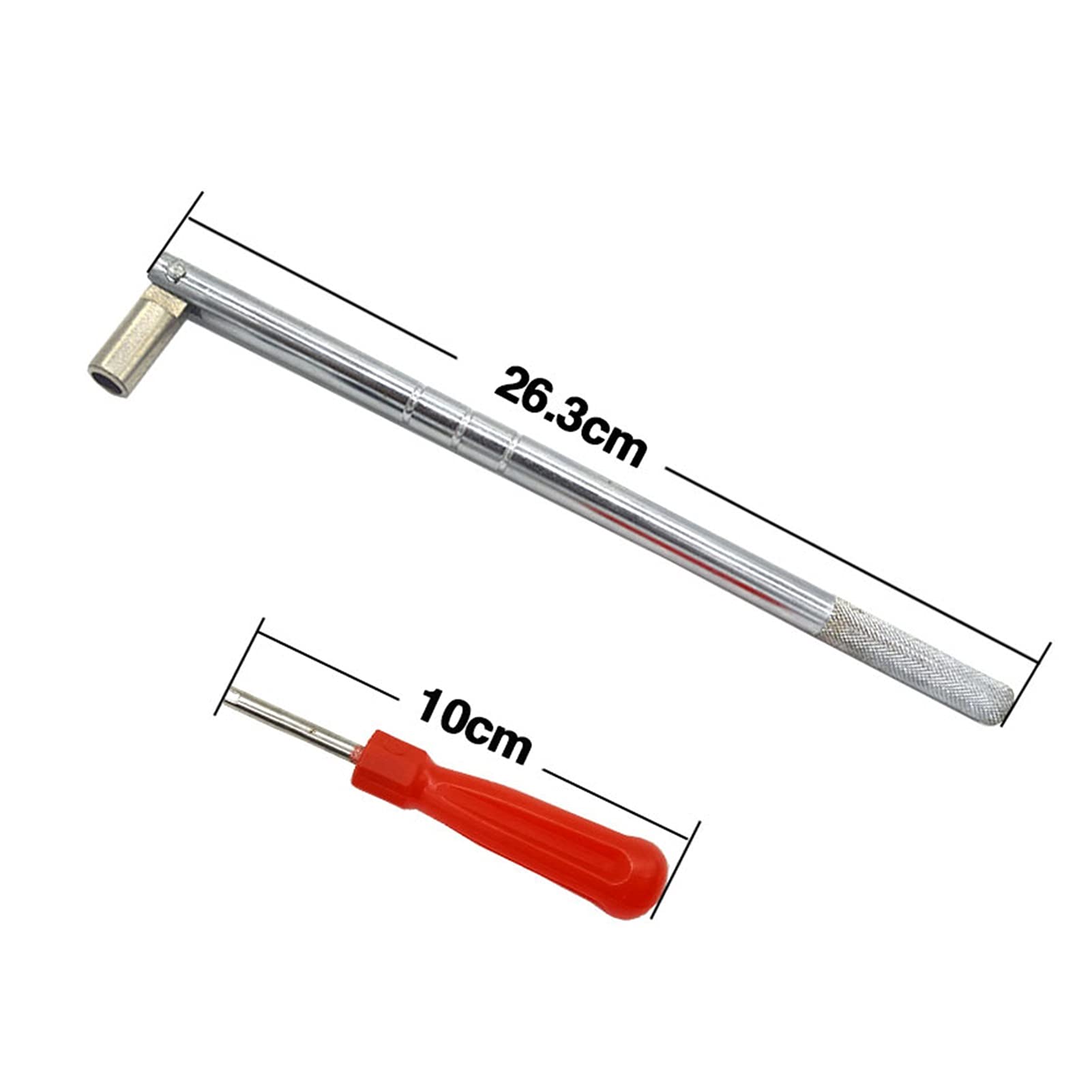 yaoqijie (15pcs/Pack)TR413 TR414 TR415.Snap-in Gomma Della Valvola Dei Pneumatici Snap-in Breve Gomma Nera La Chiave Del Nucleo Della Valvola Nessuna Valvola Interna Della Gomma Disassemblo lasting
