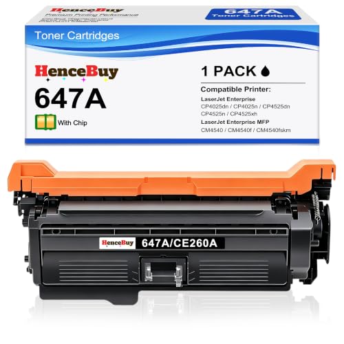 Toner CE260A HP 647A noir haute précision pour LaserJet CP4525 et CM4540