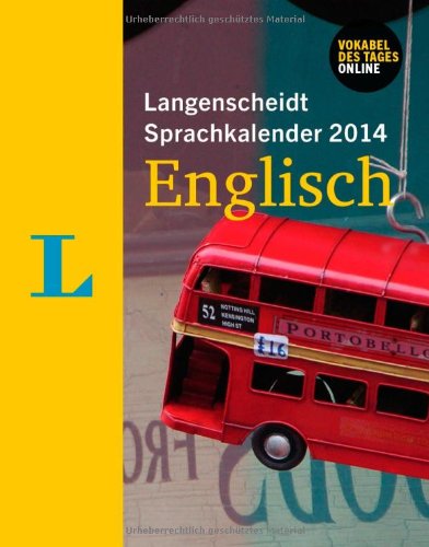 Langenscheidt Sprachkalender 2014 Englisch - Kalender Langenscheidt Sprachkalender 2014 Englisch - Kalender