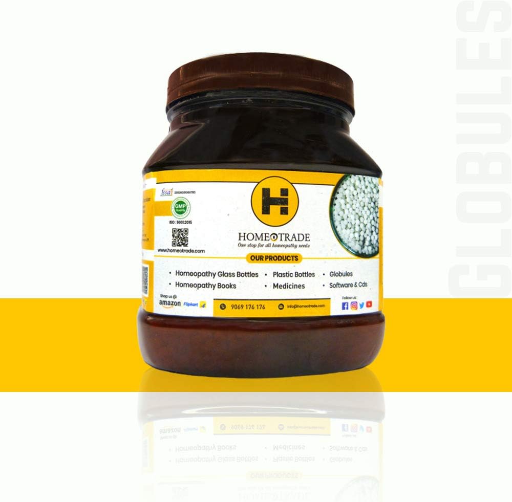 Homoeopathy Globules Blank Pellets Plain Pills (Size 30, 450 g)