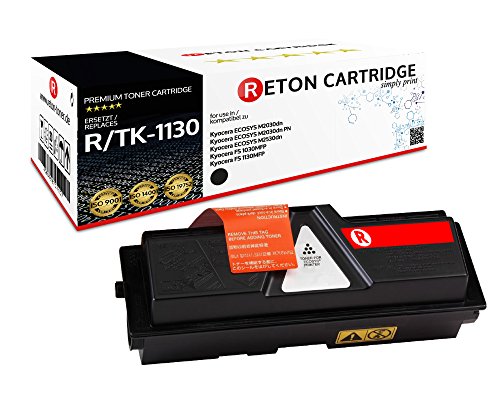 Original Reton Toner kompatibel zu Kyocera TK-1130 für Kyocera ECOSYS M2030DN M2530DN Kyocera FS-1030MFP FS-1130MFP Cover