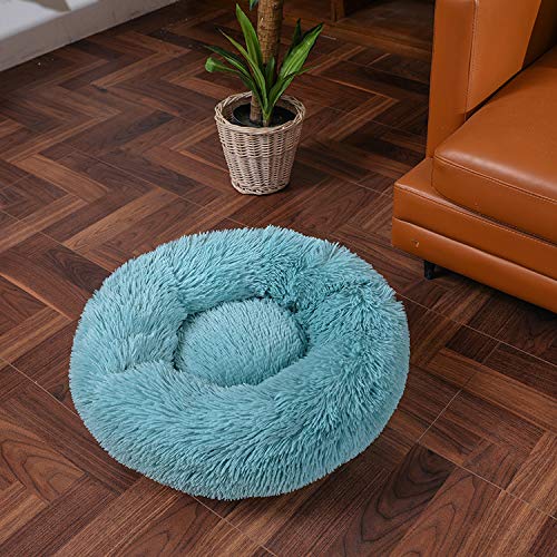 Tapis rond en forme de donut pour animal améliorant la qualité du sommeil
