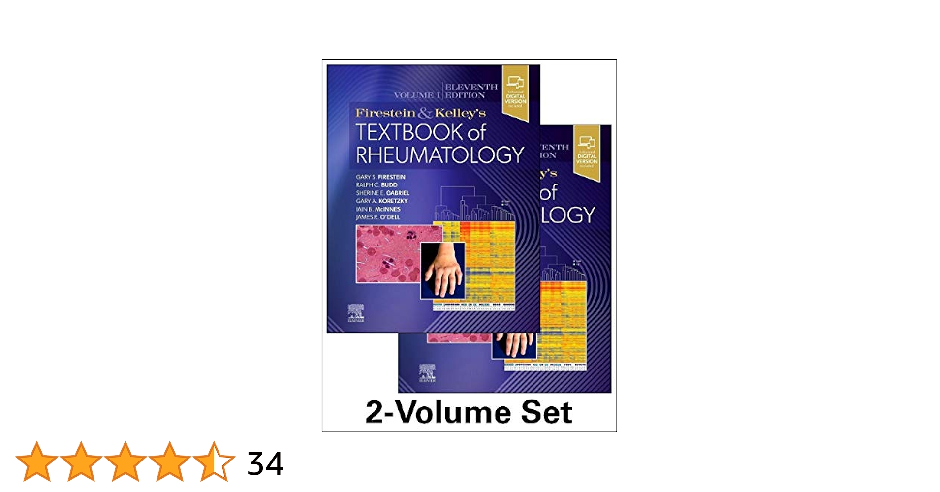 Textbook of Rheumatology 第11版1,2巻セット RHEUMATOLOGY : Firestein & Kelley's Textbook of Rheumatology