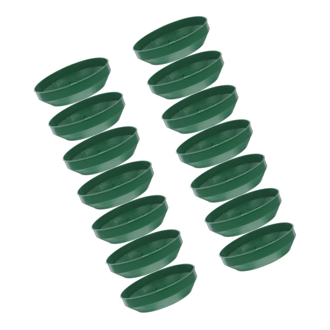 Abaodam 14pcs Flower Mud Fixing Plate Aesthetic Large Foam Florist Pink Floral Foam for Artificial Flower Arrangements Base Tray Dried Pick Decorative Arranging Plastic Green