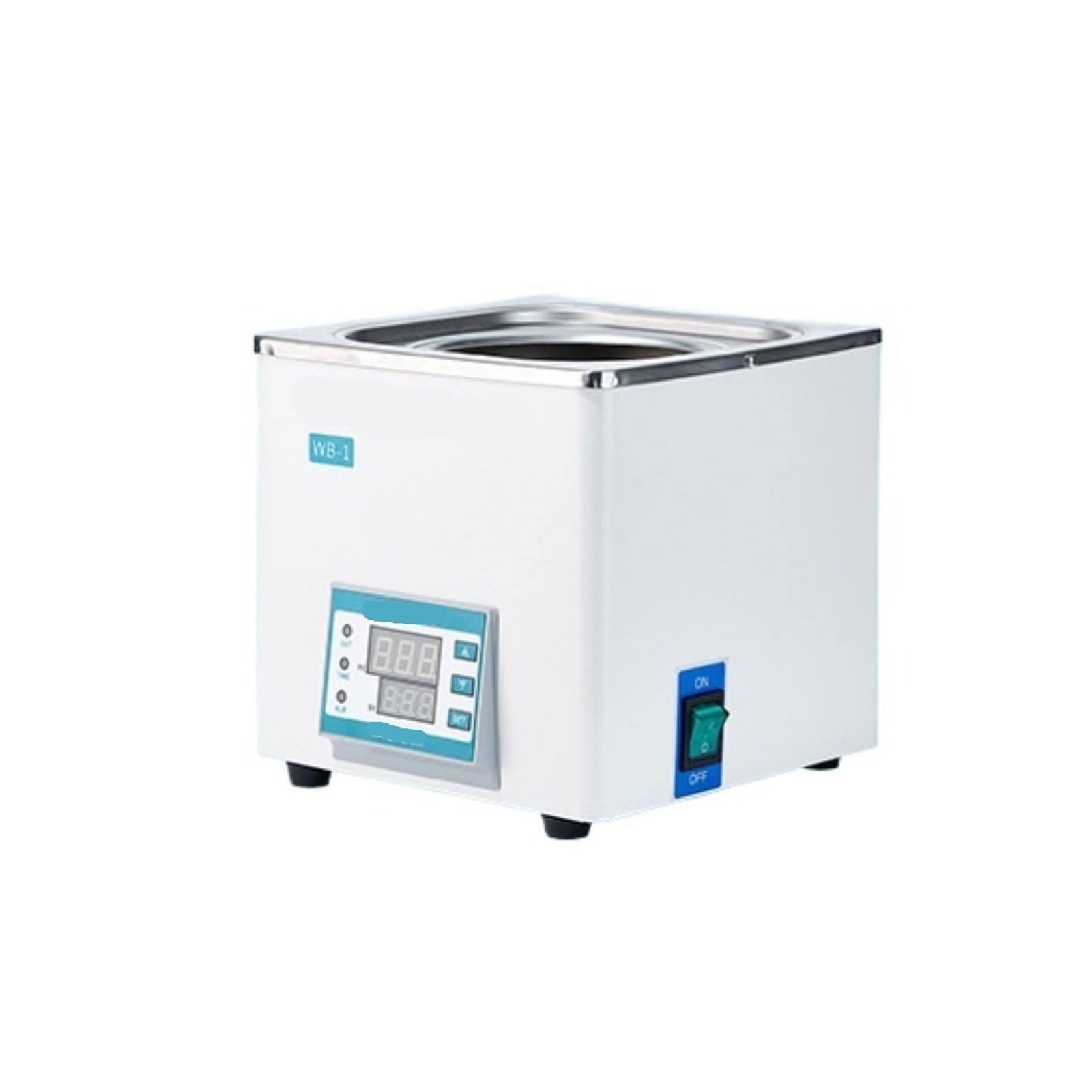 Baño María de laboratorio, Baño de agua de temperatura constante con pantalla digital eléctrica de laboratorio, baño de agua de acero inoxidable de un solo orificio, calentamiento estable