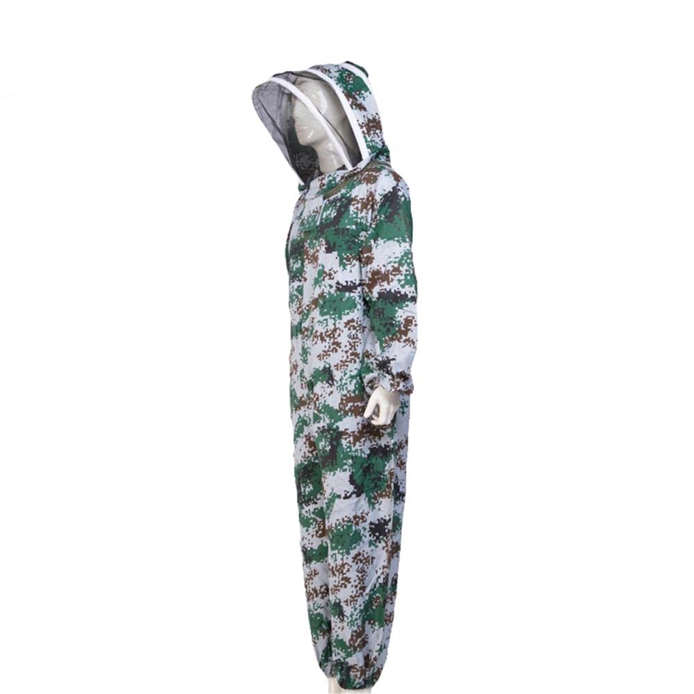 Apicultor camuflaje profesional mono traje de apicultura espacio traje con velo autosuficiente para abejas guardianes