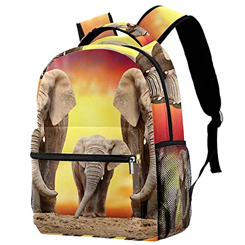Sac à dos décontracté Plise renards bleu lune pour homme et femme