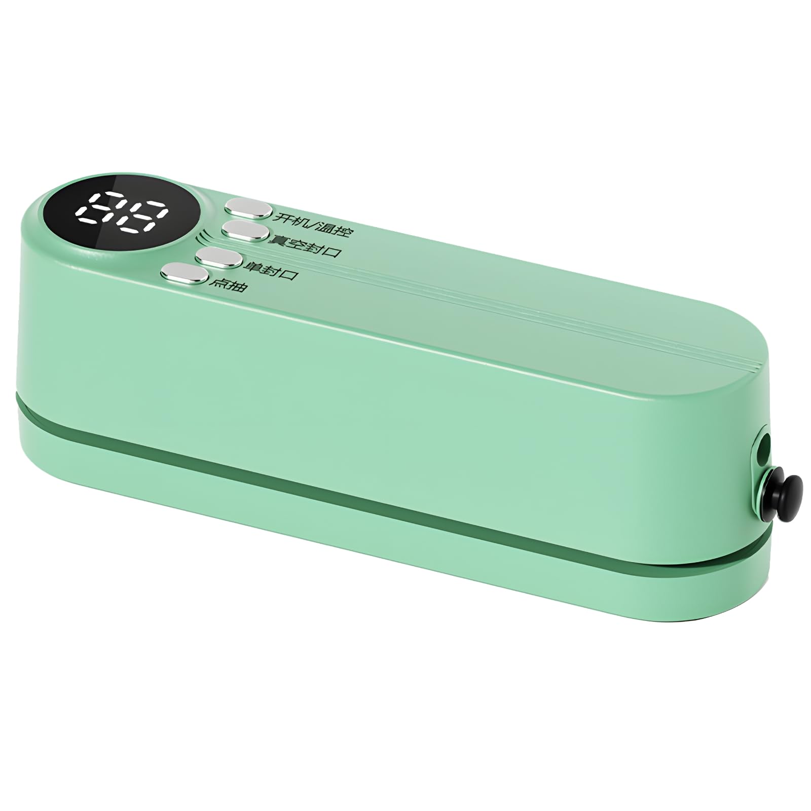 Mini seladora a vácuo recarregável por USB, máquina automática de selagem de alimentos