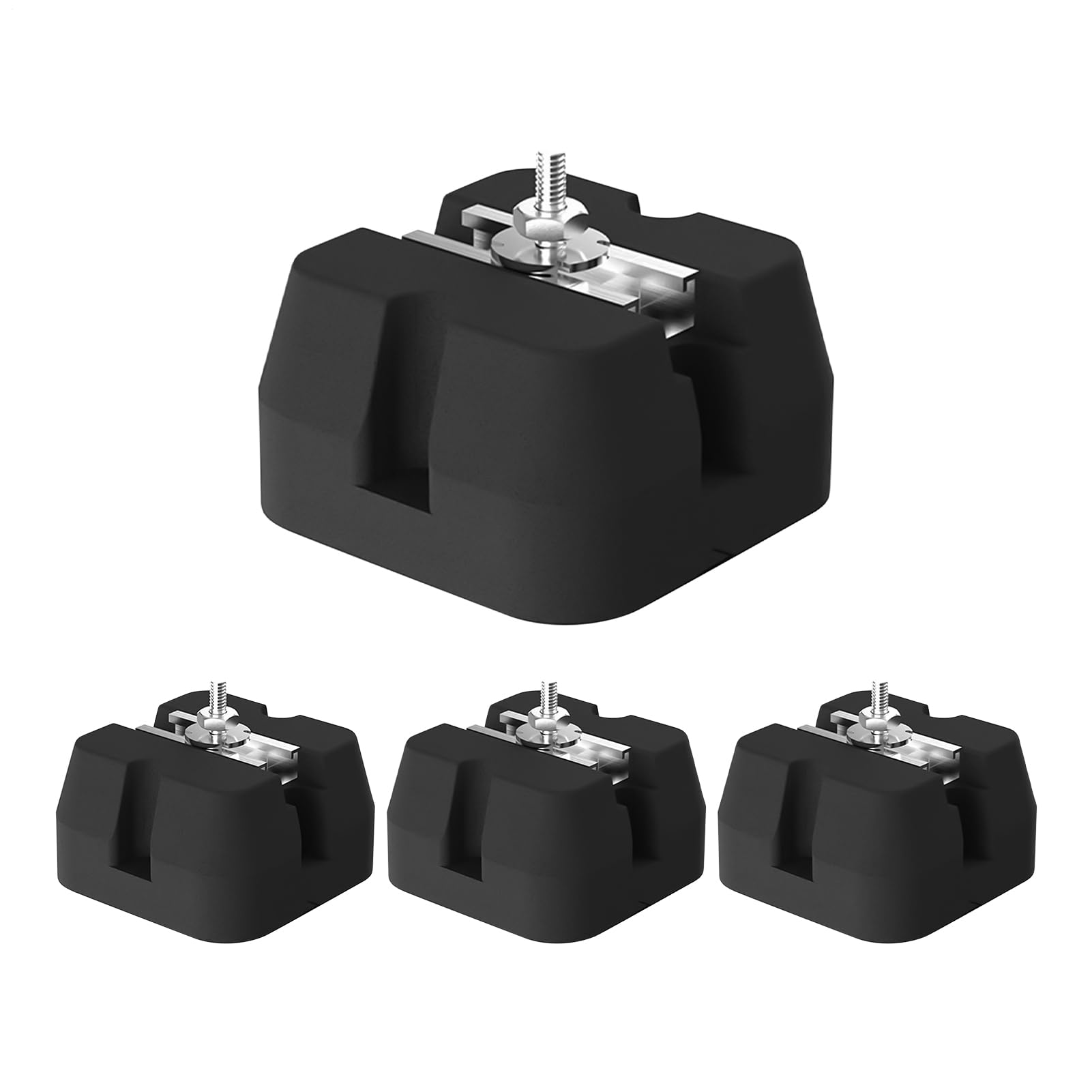 Stand Diviso, Tappetini Anti-vibrazione 'aria Aerea, Base CA Esterna Pesante, Supporto Di Raffreddamento Affidabile, Design Robusto Portante, 15,5 Cm, Per Un Condizionatore D'aria Unità Esterne