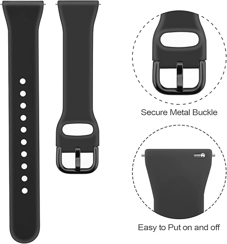 Miniatura 6 de Meliya Bandas compatibles con Garmin Venu 2 Plus  Venu Sq  Venu  Vivoactive 5  Vivoactive 3 correas de reloj para mujeres y hombres, correa de