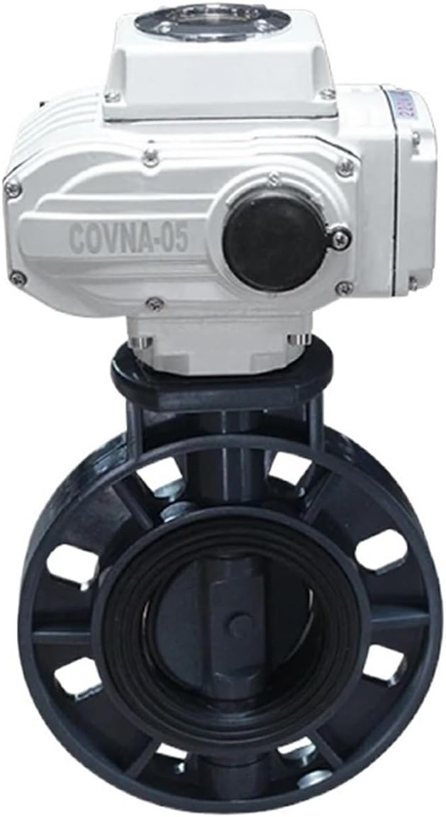 3 inch Electric Butterfly Valve On Off Type DN80 Plastic Motorized Butterfly Valve(AC110)