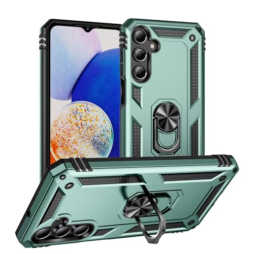 Carcasa de telefono Compatible con Samsung Galaxy A16 5G, funda de protección contra caídas de grado militar 360 a prueba de golpes, resistente, resistente, con función atril, compatible con Samsung G
