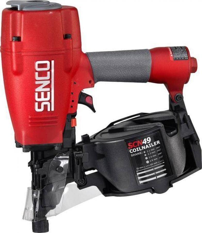 Senco SCN49XP, cloueuse à coil pneumatique, charpente et toiture
