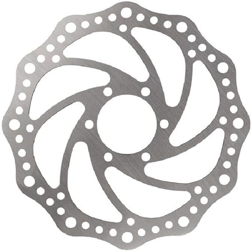 EVTSCAN Bike Brake Rotors, Mountain Bike 160mm Threaded Hubs Brake Disc Rotor Flange Adapter with 6 Bolts