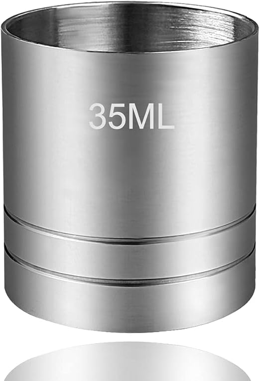 Spirit Measures 25ml 50ml, 35ml Drink Measures for Spirits Thimble