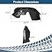 Hooke Road Aluminum Front Inner Fender Liners for 2007-2018 Jeep Wrangler JK & Unlimited 2/4 Doors, 2PCS Wheel Well Liner Splash Mud Guard Covers