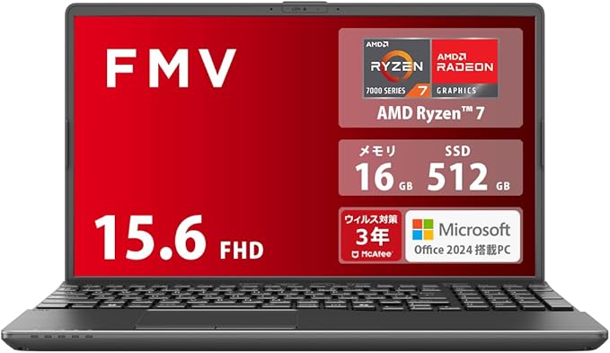 富士通 FMV Note A WA1-K2 ブライトブラックの商品画像