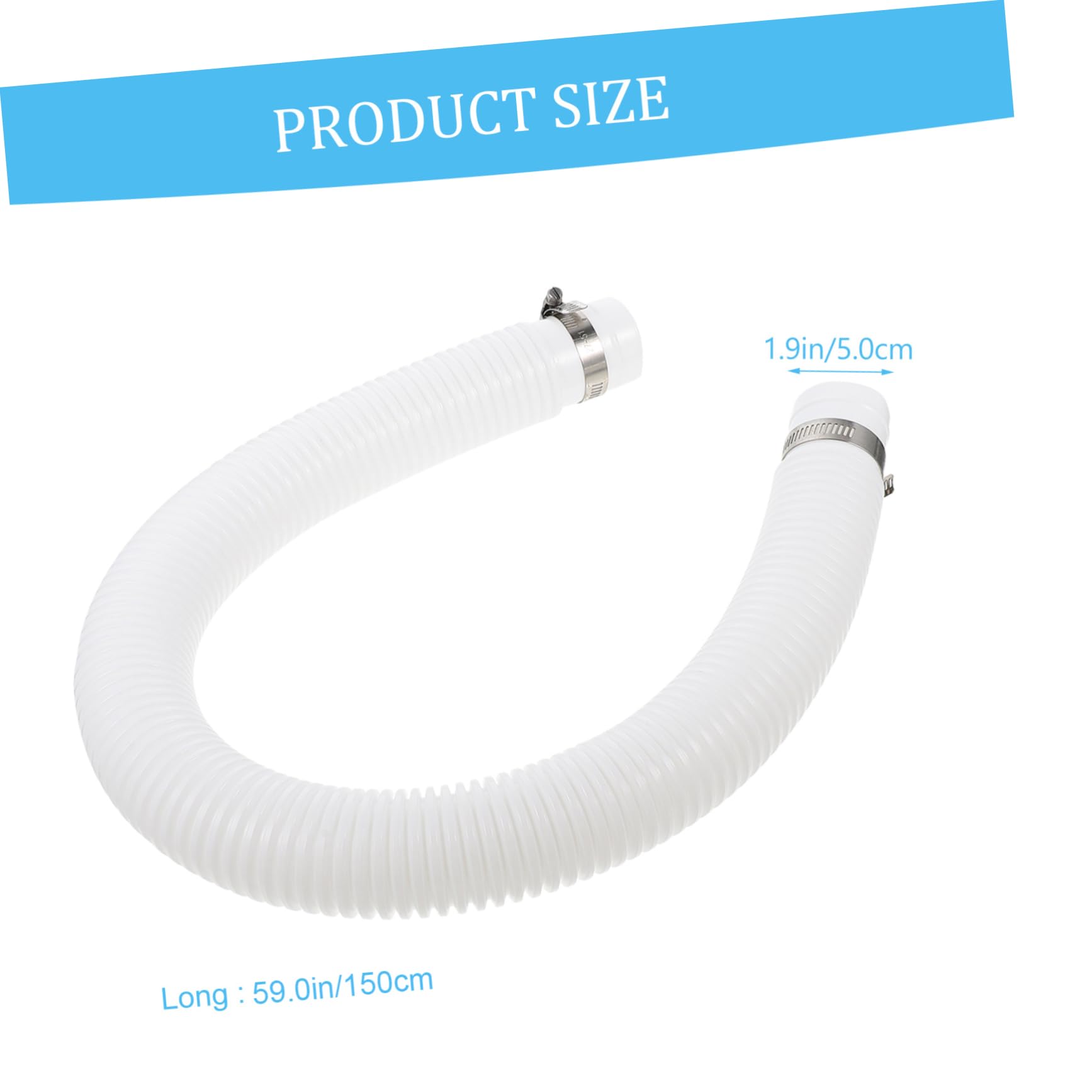 ROMISBABA Pool Filter for Pumps Replacement Pool Hose Leak Proof Flexible Easy to Use