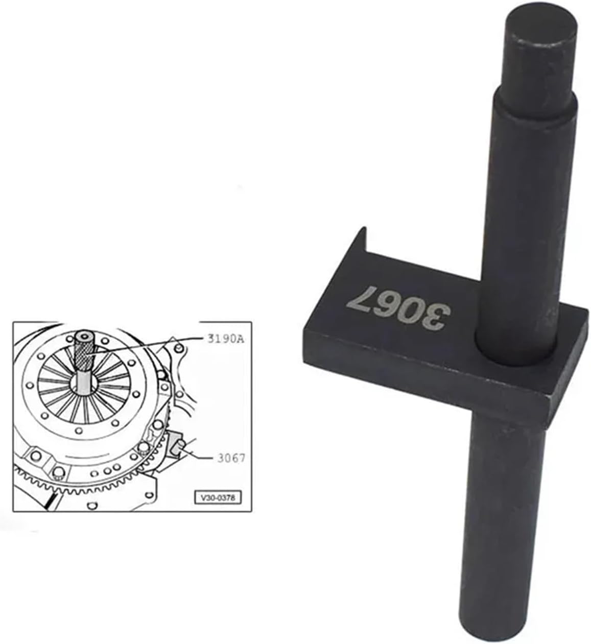 Flywheel Locking Tool Holder Compatible with Vw 3067