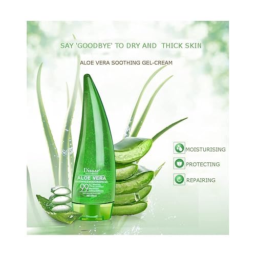 Miniatura 2 de DISAAR BEAUTY Gel de Aloe Vera 99% Gel calmante e hidratante Control de aceite Acné Reparación después del sol 8.8 fl oz