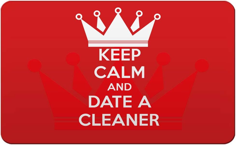 Makoroni - KEEP CALM AND DATE A CLEANER 2"x3" Novelty Humor Gift Refrigerator Magnet, DesT49