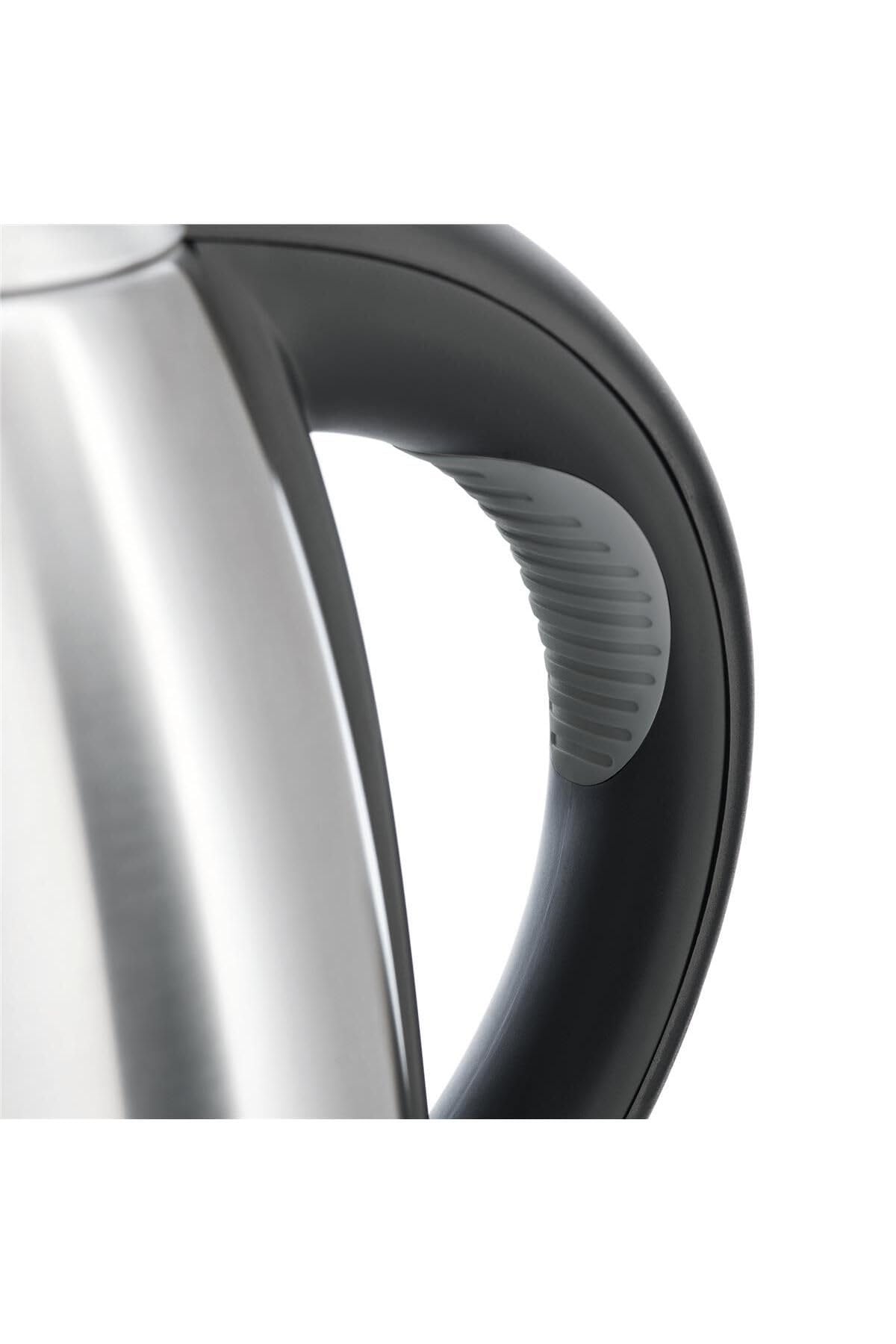 WMF Stelio Bollitore in acciaio inossidabile, 1,7l, con filtro, 2400W, wireless, indicatore livello acqua illuminato, filtro acqua calce, cromargan opaco