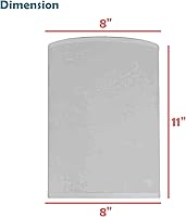 Vista 1 de Aspen Creative 31265A - Pantalla de lámpara de construcción de araña con forma de tambor de transición (cilindro) en marrón, 8 pulgadas de ancho