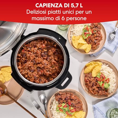 Instant Pot Multicooker, 5.7L 7-in-1 Pentola a Pression...
