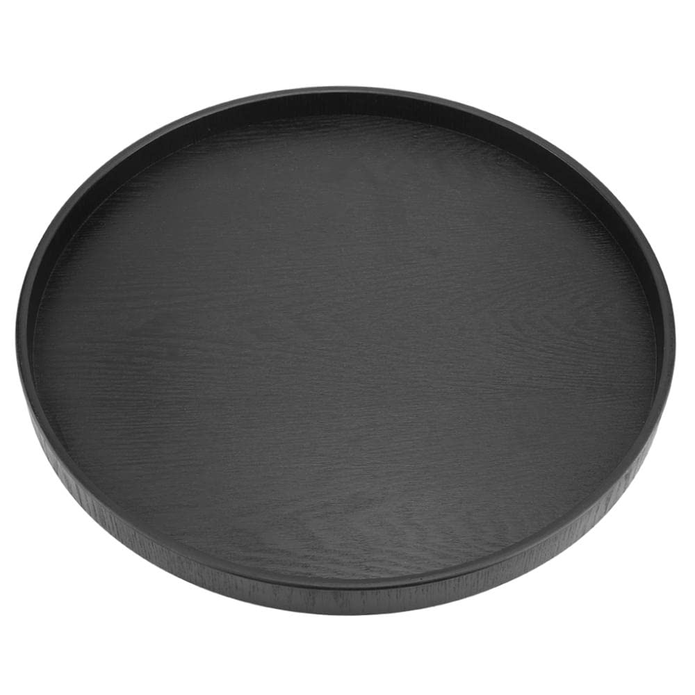 Sirve con estilo con bandeja de madera rústica hecha a mano, perfecta for el desayuno, té, café, postres y comidas en casa o restaurante, bandeja de madera natural personalizada y decorativa de 14.76
