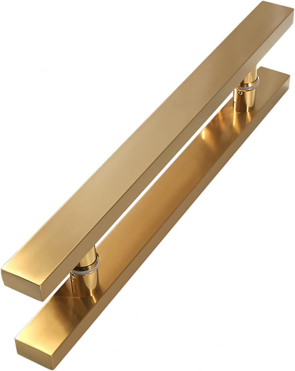 Uchwyt do szklanych drzwi prysznicowych, szczotkowane wykończenie, gałka łazienkowa do szklanych drzwi, kabin prysznicowych, regulowana 1000 mm (600 mm)