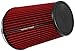 Spectre Universal Clamp-On Air Filter: High Performance, Washable Filter: Round Tapered; 6 in (152 mm) Flange ID; 10.25 in (260 mm) Height; 7.719 in (196 mm) Base; 5.219 in (133 mm) Top, SPE-HPR9881