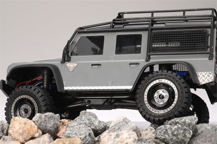 2 Grilles De Protection Phare LED Pour Traxxas TRX4M Defender 1/18 - En Nylon, Avec Tournevis Et Vis - 11