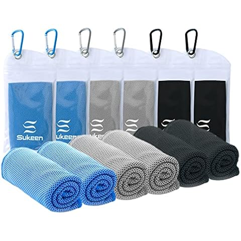 Sukeen Cooling Towels for Neck and Face, 4 Pack Cooling Towel, Microfiber Disney BestCooling Towels, Soft Breathable Workout Gym Towel for Sweat, Cooling Towels for Hot Weather(40" x 12") Cover