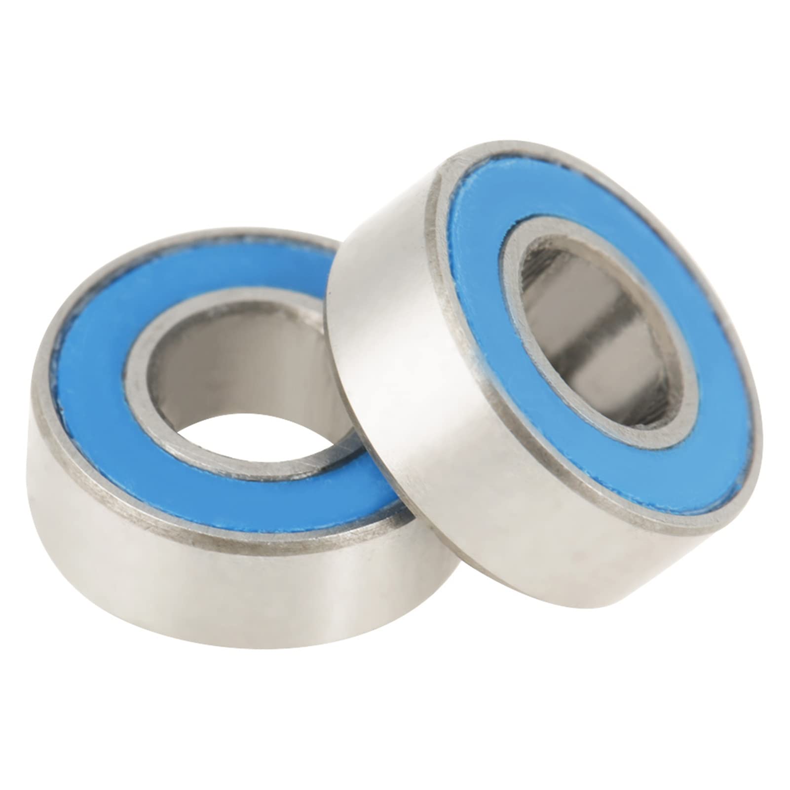 25 sztuk MR115-2RS łożyska kulkowe, 5 x 11 x 4 mm, metalowe łożyska kulkowe, niebieska guma, uszczelnione łożyska kulkowe do silników elektrycznych, deskorolek, sterowców, sterowców, 25 sztuk