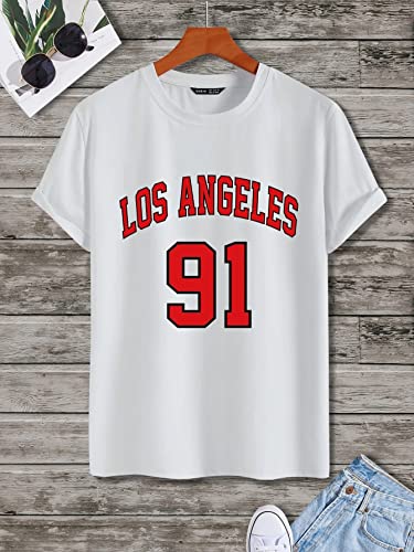 Image of REVEXO Women's Cotton Blend Half Sleeve Printed Loose Fit Round Neck T-Shirts.