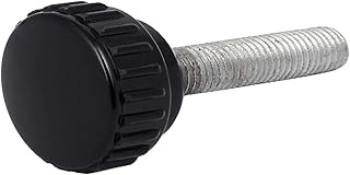 Lon0167 New M8x40mm Knurled Featured Head Screw On Reliable Efficacy Threaded Stud Machinery Clamping Knob Grip(id:e59 43 4d 1ba)