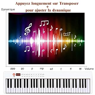 GOPLUS Piano Numérique 61 Touches Sensible au Toucher avec Bluetooth et MP3,61 Kit Clavier Piano 61 Écouteurs,Haut… - Les Beatles, Paul McCartney, John Lennon, RIngo Starr, George Harrison GOPLUS Piano Numérique 61 Touches Sensible au Toucher avec Bluetooth et MP3,61 Kit Clavier Piano 61 Écouteurs,Haut… – Image 4