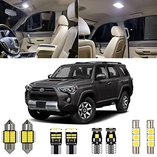 Kit de luces LED interior blanco para Toyota 4Runner 16 piezas miniatura 1