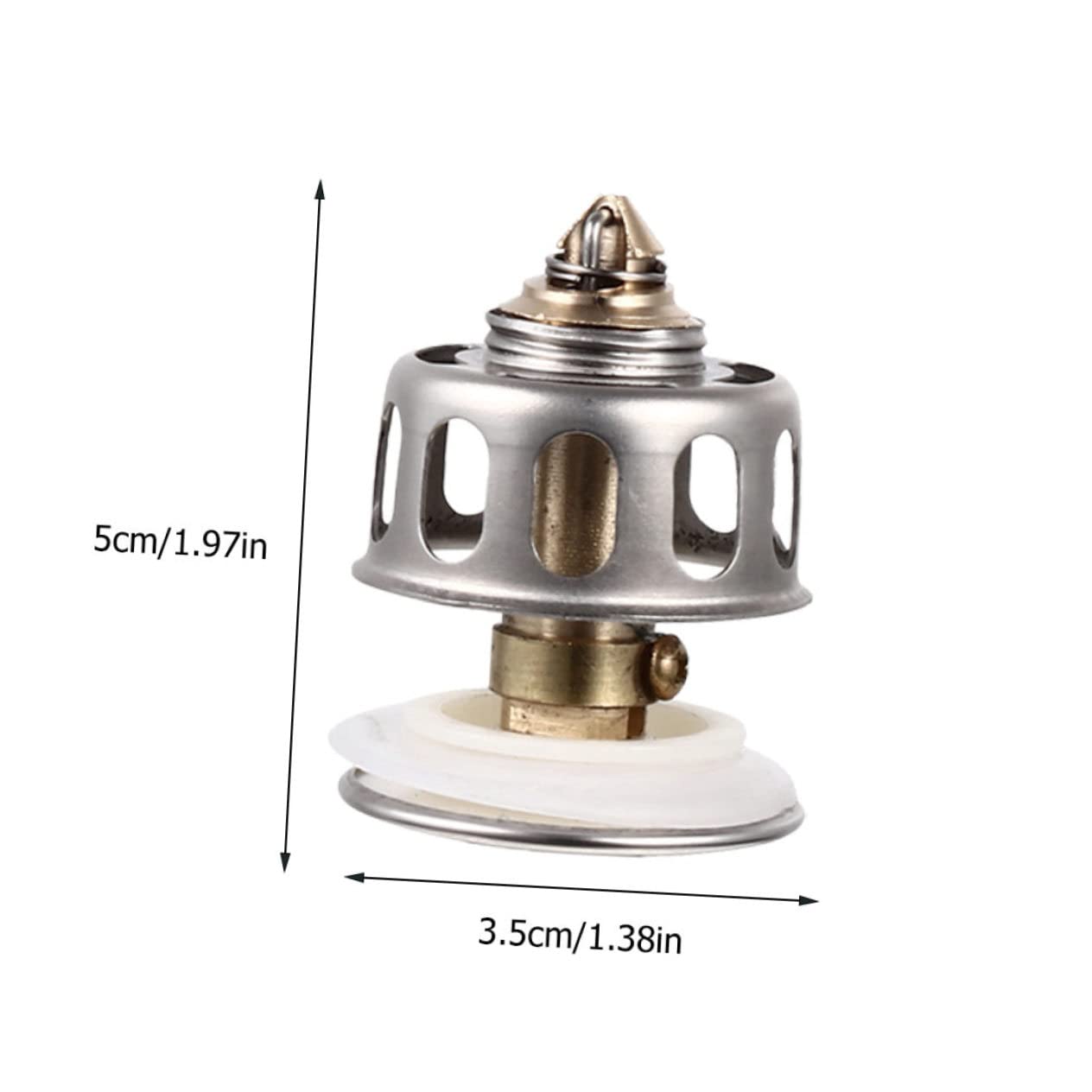Angoily 9piezas Tapón De Desagüe De Inoxidable De Rebote para Lavabo y Fregadero Accesorios y Fáciles De Instalar