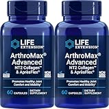 Life Extension ArthroMax Advanced with NT2 Collagen & ApresFlex, 60 Capsules (Pack of 2)