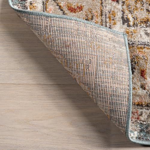 Tapete decorativo nuLOOM Justine Beige 274x269 cm miniatura 5