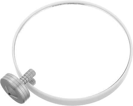 Metal Gyroscope Spinning Top Fidget with White Base, Educational Physics Desktop Gyro for Teens Adults, Balance and Sensory Decompression Game for Home Office