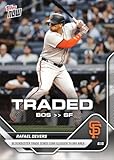 2025 Topps Now Rafael Devers #303 Blockbuster Trade Sends Star Slugger to Bay Area San Francisco Giants Baseball Card