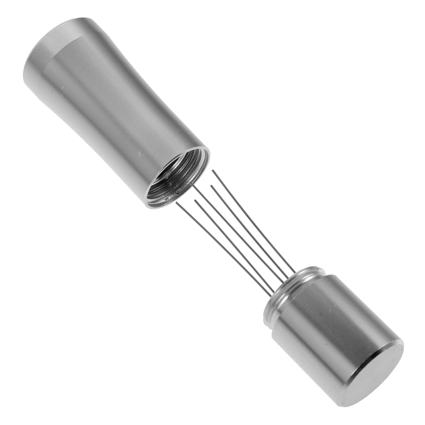 Cabilock 3 Piezas Aguja De Café Estación De Manipulación De Café Filtrar Mezclador Herramientas De Café Expreso Instante Tazas De Espresso Maquina De Cafe Bomba Aleación De Aluminio Silver